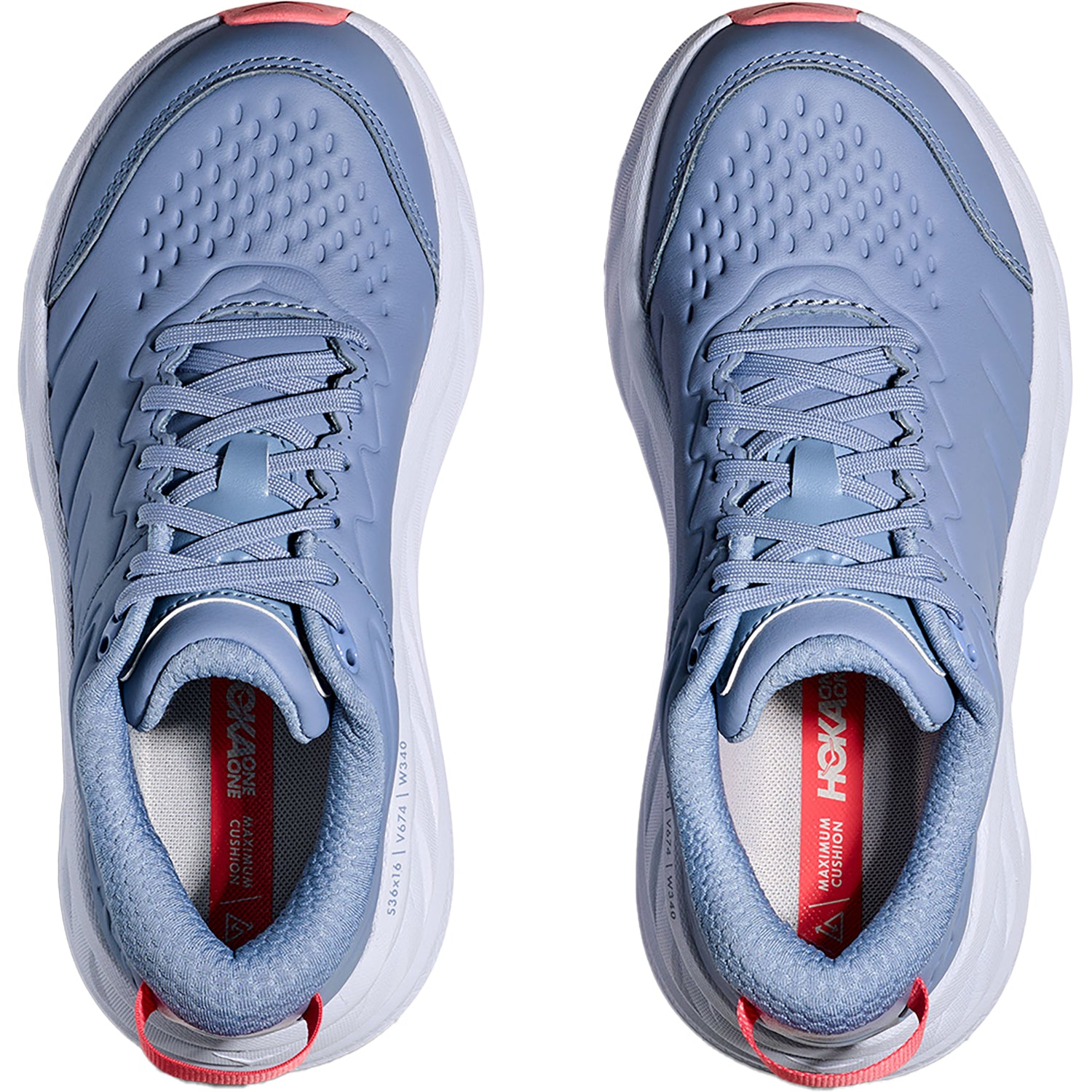 Womens Hoka one one Women's Hoka Bondi SR Moonlight/Pale Dusk Leather (Neutral Support) Moonlight/Pale Dusk Leather