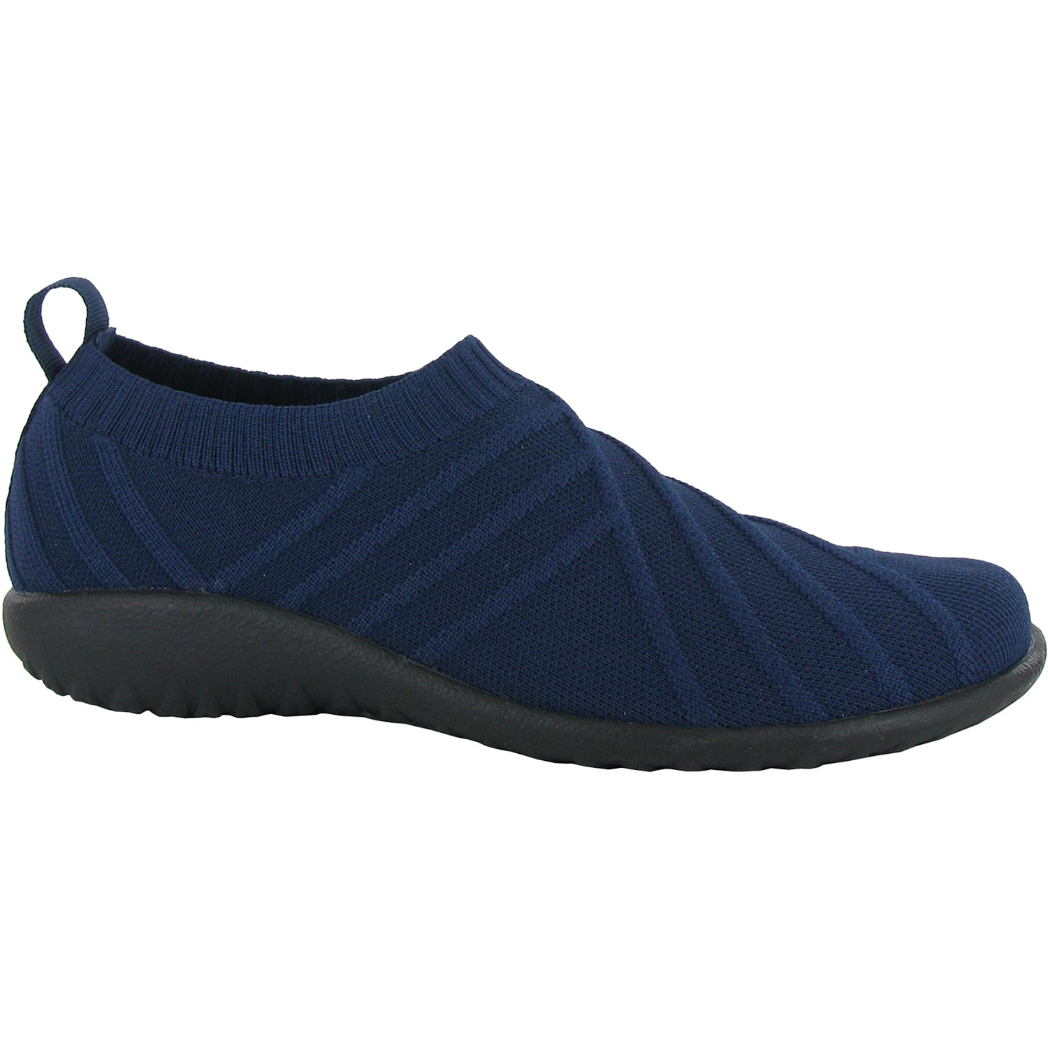 Womens Naot Naot Okahu Women's Slip On Shoes Navy Knit Fabric Navy Knit Fabric
