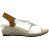 Womens Rieker Women's Rieker 624H6-81 Fanni Weiss/Cayenne Alabama/Eagle Synthetic Weiss/Cayenne Alabama/Eagle Synthetic
