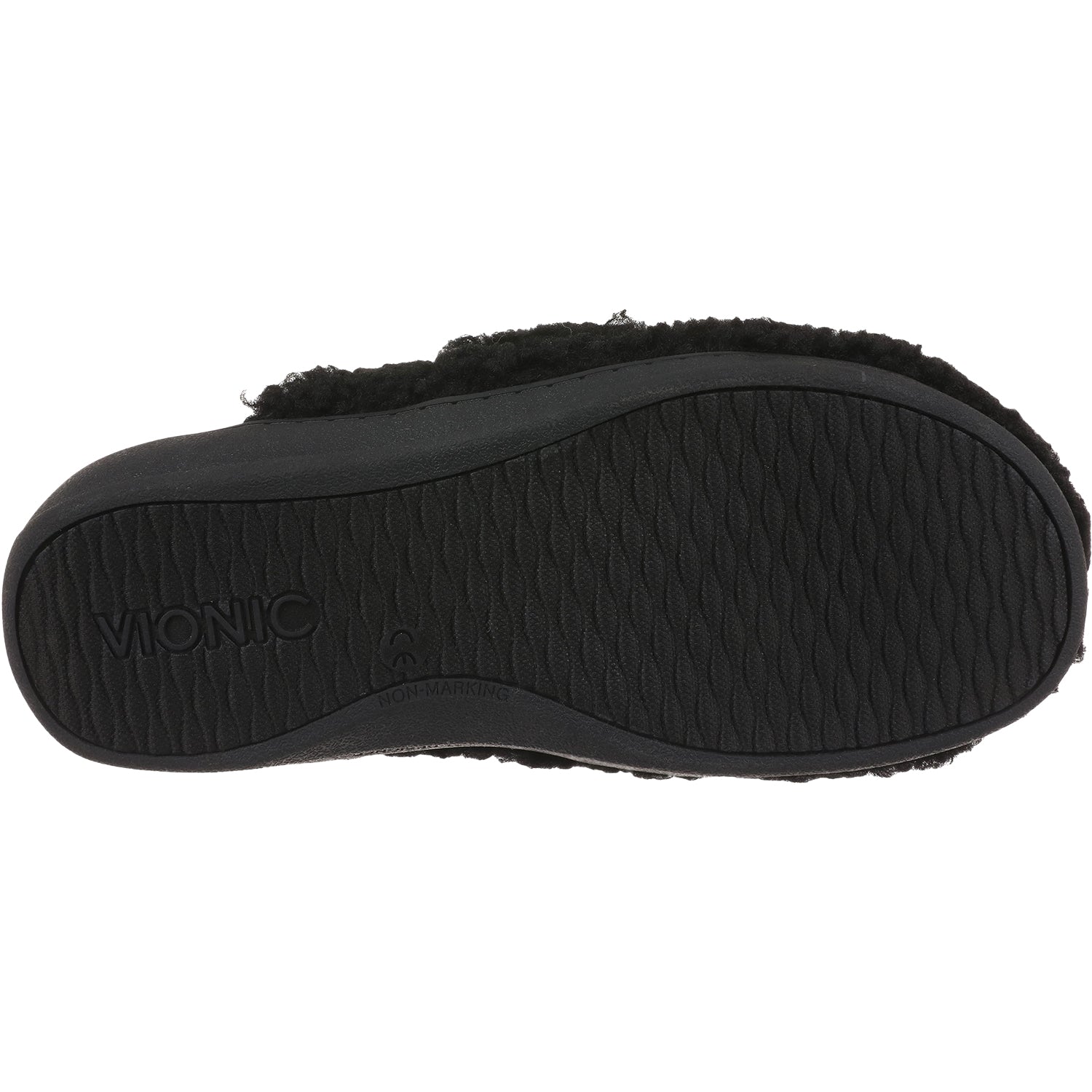 Womens Vionic Women's Vionic Gemma II Black Shearling Black Shearling