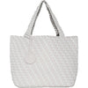 Womens Ilse jacobsen Women's Ilse Jacobsen Bag 08 Graphics Reversible Shopper Milk Cream Metallic/White Synthetic Milk Cream Metallic/White Synthetic