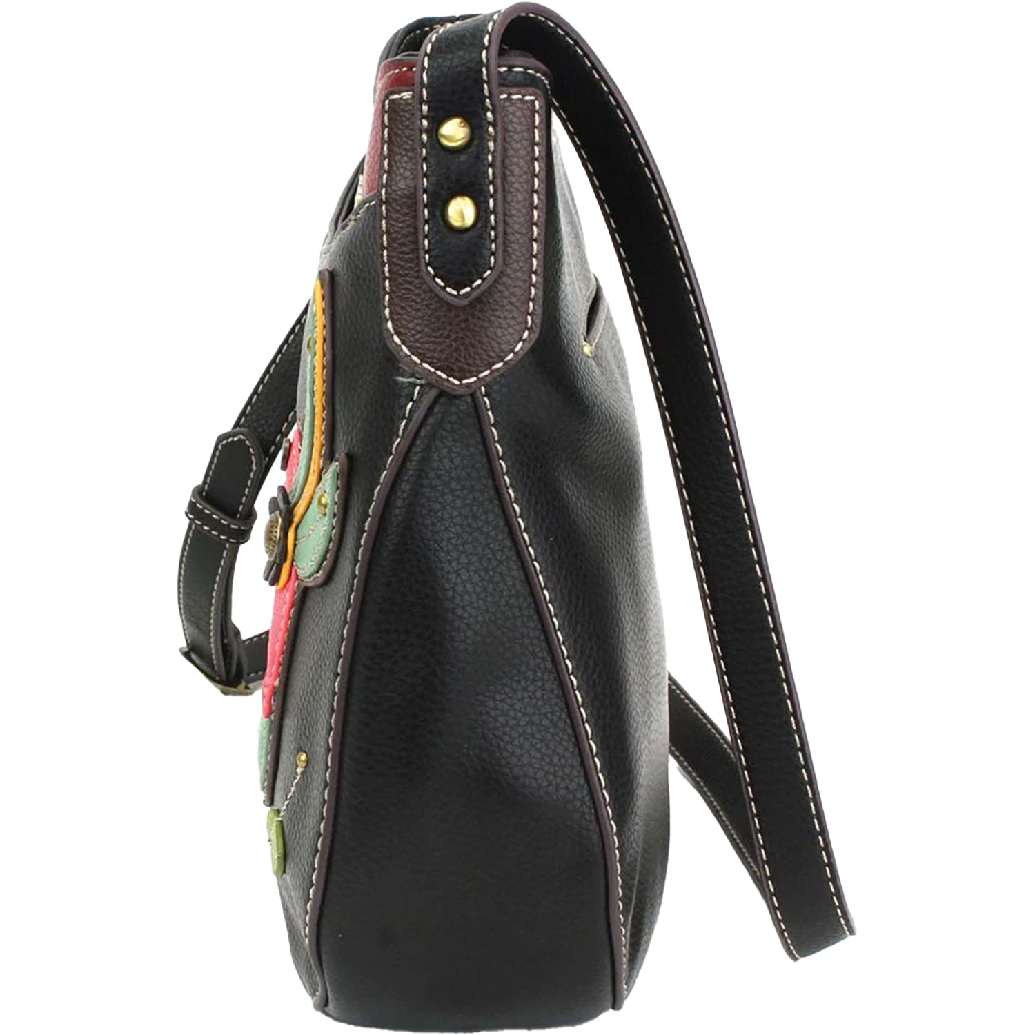 Unisex Chala Chala Hummingbird Crescent Crossbody Black Synthetic Black Synthetic