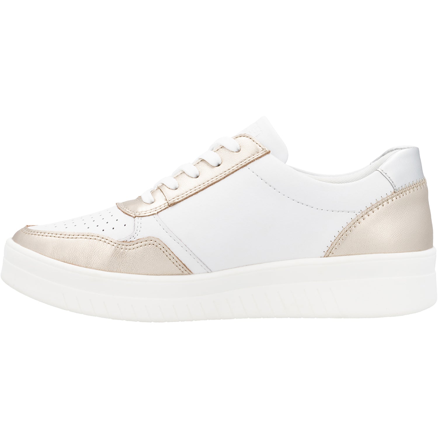 Womens Remonte Remonte DOJ05-81 Kendra 01 Women's Sneakers Pale Gold/Weiss/Silver Pale Gold/Weiss/Silver