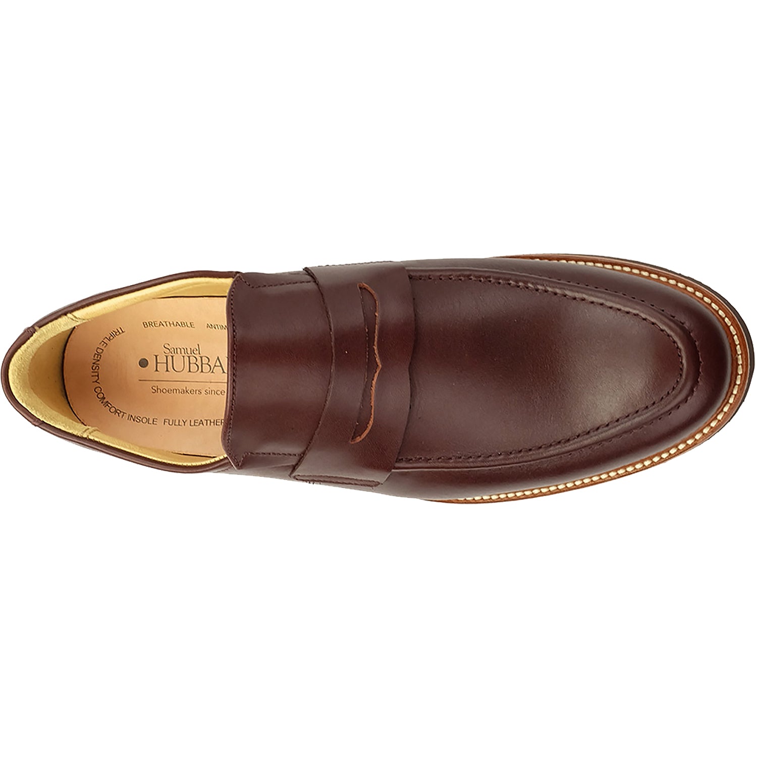 Mens Samuel hubbard Samuel Hubbard Ivy Legend Men's Slip Ons Cordovan Leather Cordovan Leather