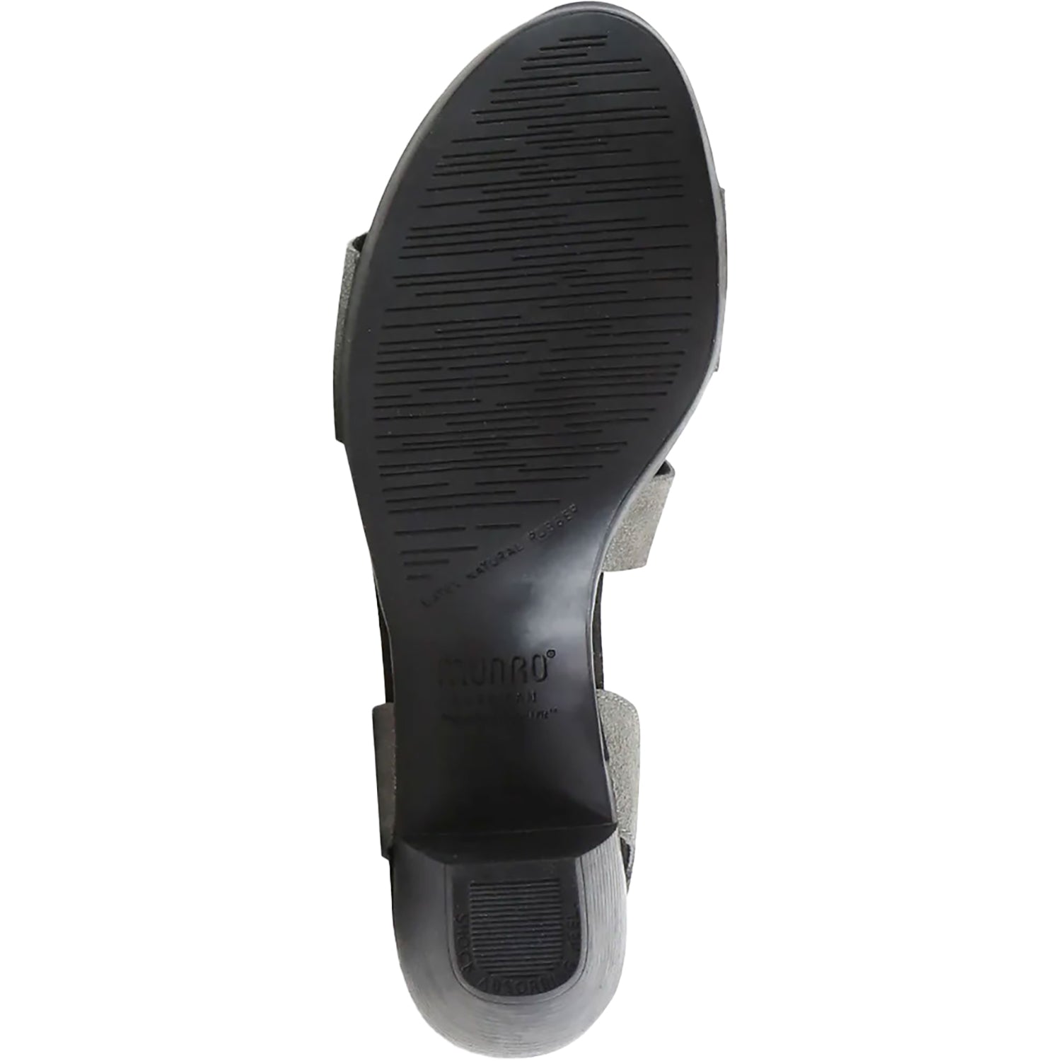 Womens Munro Munro Lucia Women's High Heel Ankle Strap Sandals Gunmetal Metallic Suede Gunmetal Metallic Suede