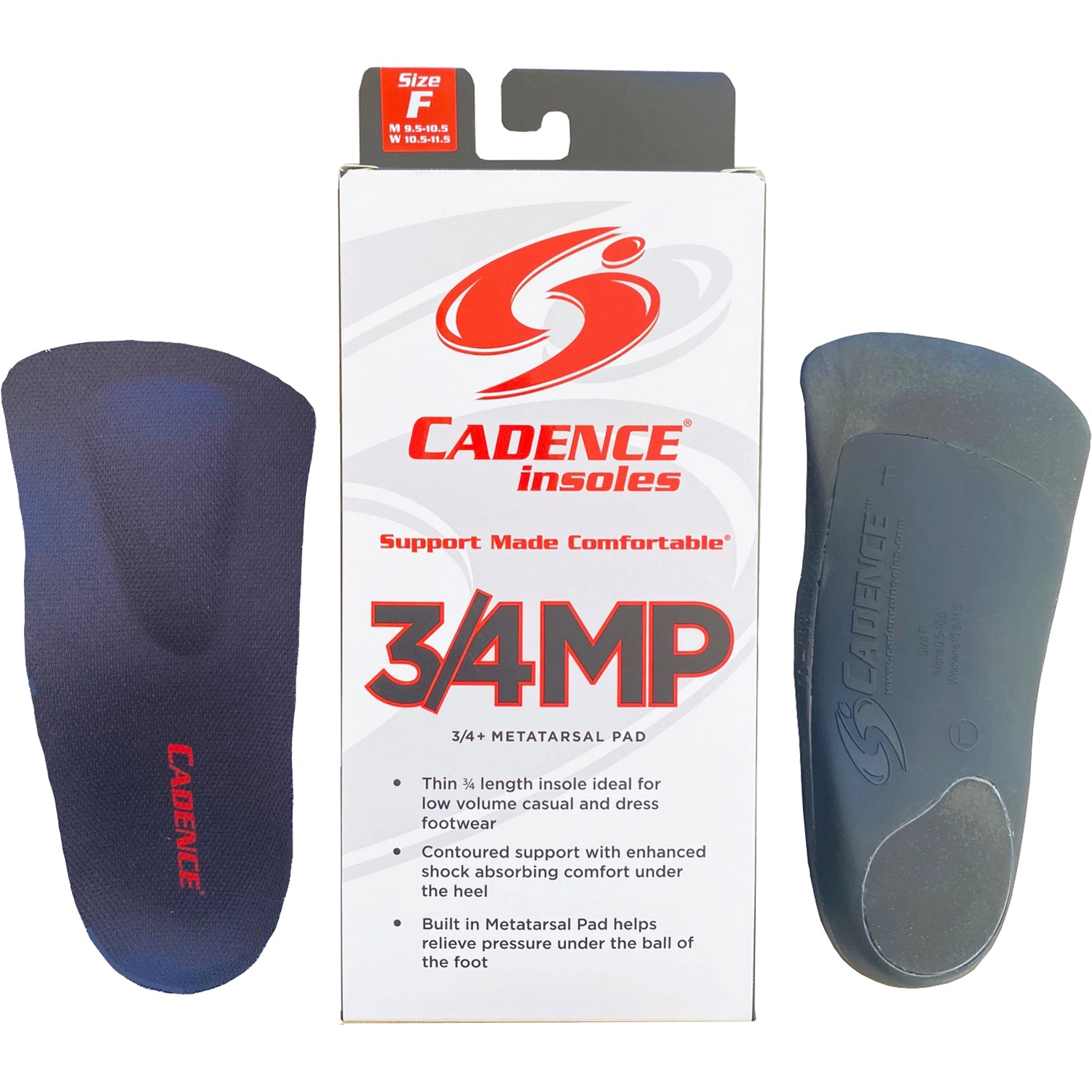 Cadence 3/4 Metatarsal Pad Unisex Orthotics Footwear