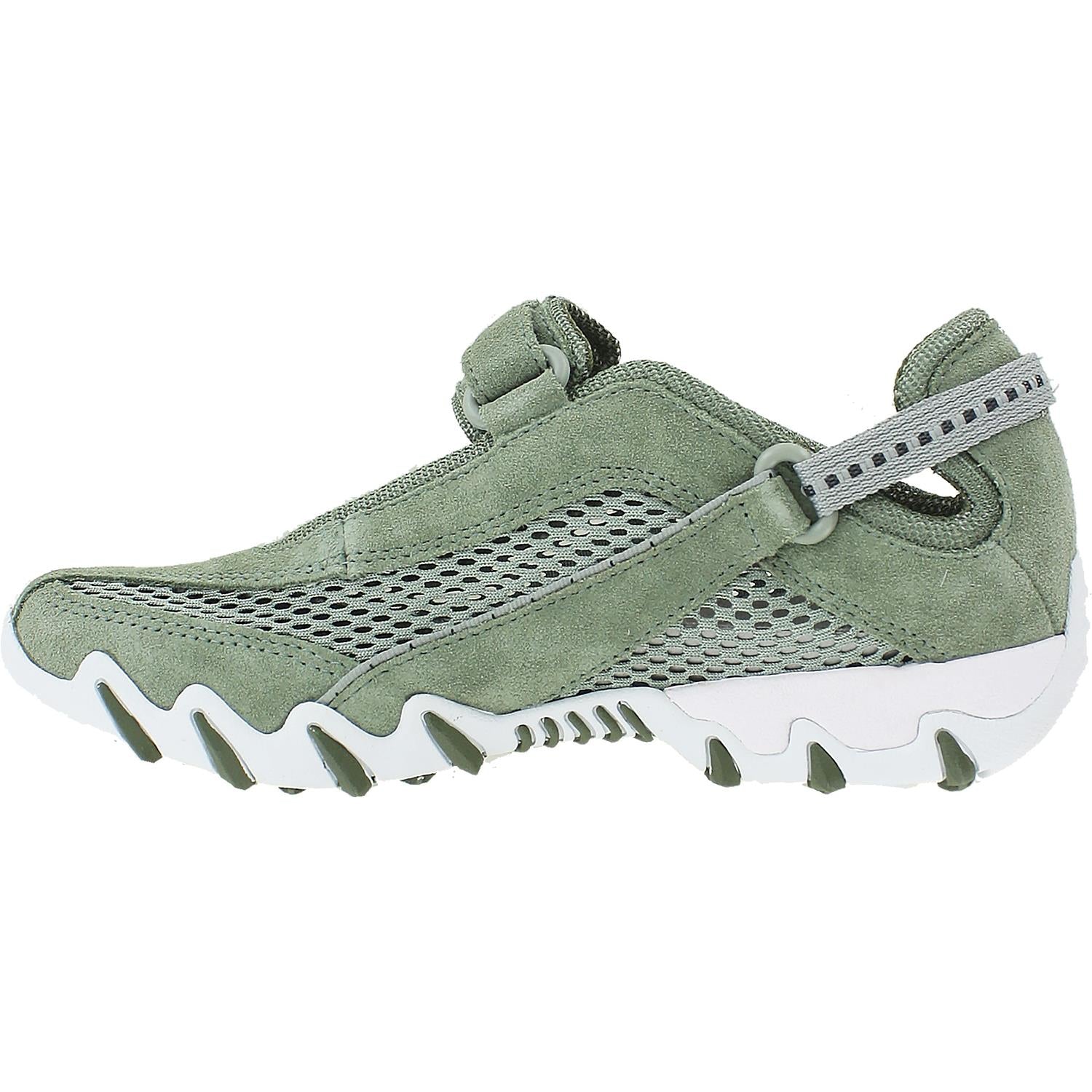 Womens Allrounder by mephisto Allrounder by Mephisto Niro Women's Outdoor Mary Janes Light Militaire Green Suede Light Militaire Green Suede