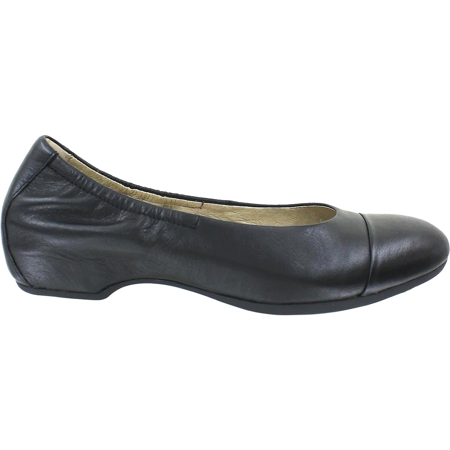 Womens Dansko Dansko Lisanne Women's Ballerina Flats Black Milled Nappa Leather Black Milled Nappa Leather
