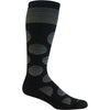 Womens Sockwell Sockwell Knee Hi 15-20 Featherweight Dot Women's Compression Socks Black Black