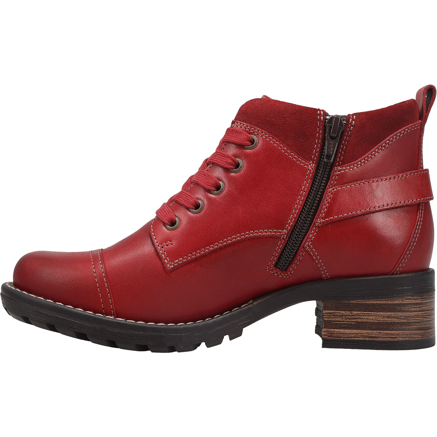 Womens Taos Taos Mini Crave Women's Boots Red Leather Red Leather