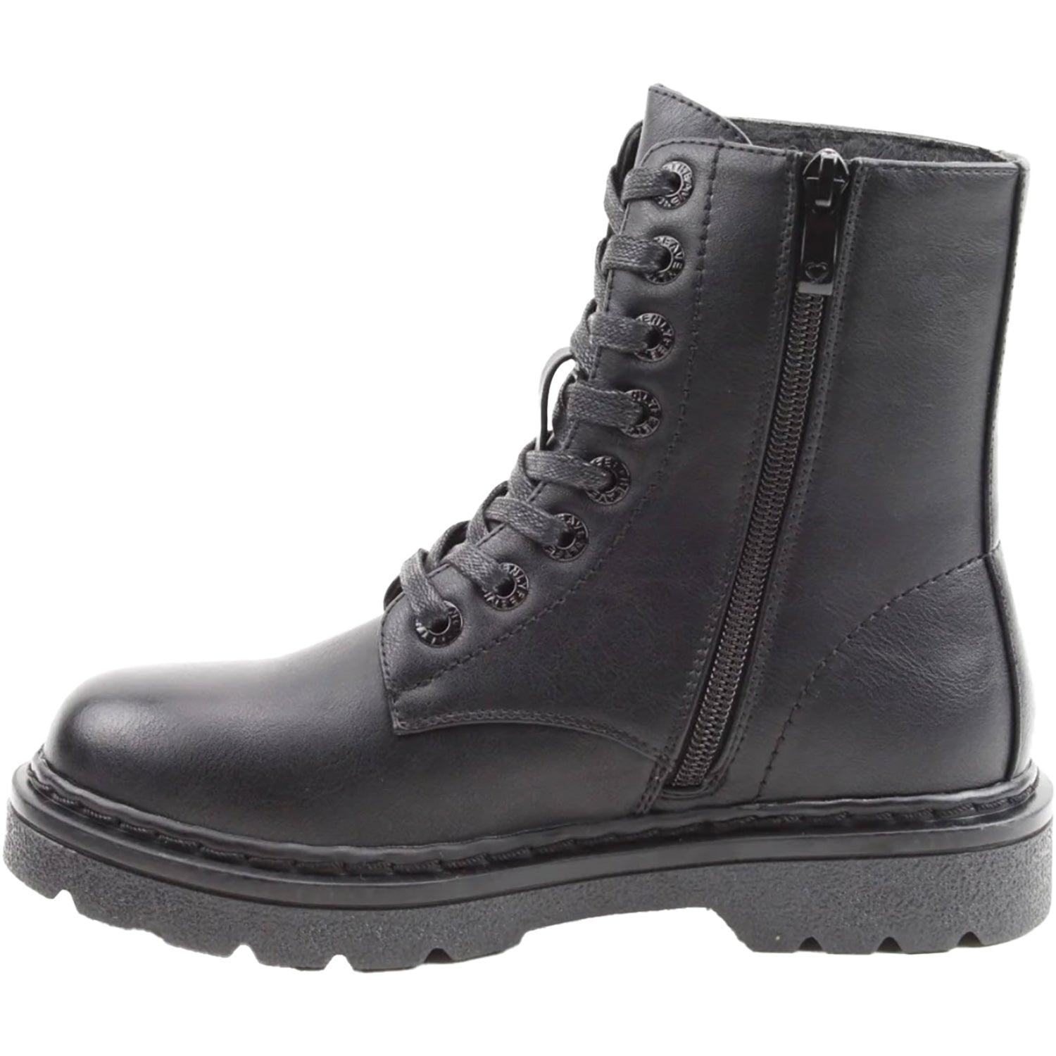 Womens Heavenly feet Heavenly Feet Justina Women's Vegan Boots Black Vegan Leather Black Vegan Leather