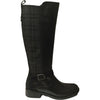 Womens Dorking Women's Dorking Chad D9119 Black Leather/Plaid Black Leather/Plaid
