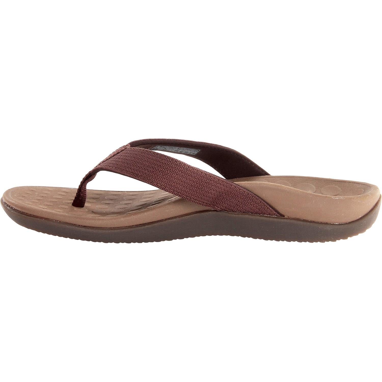 Unisex Vionic Vionic Wave Unisex Arch Support Thong Sandals Chocolate Synthetic Chocolate Synthetic
