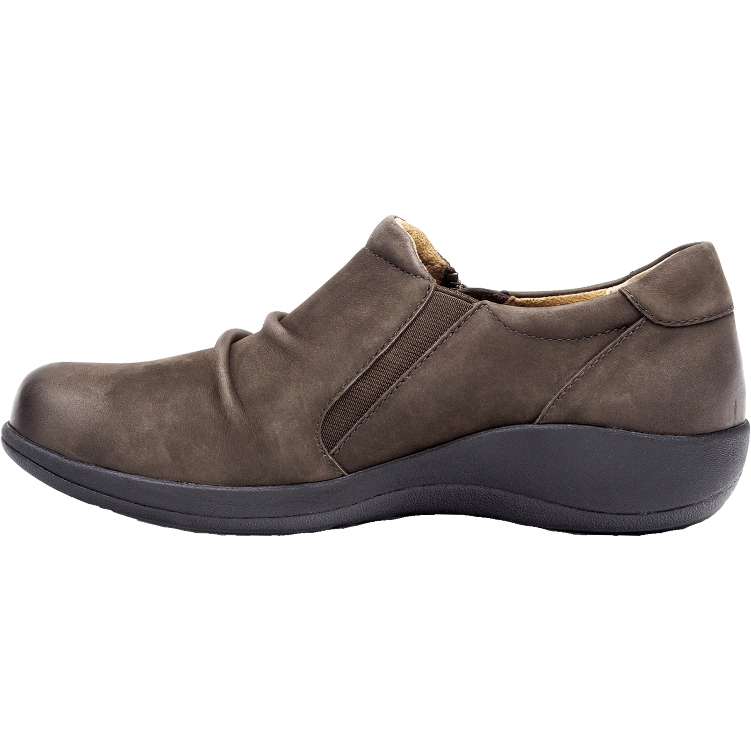 Womens Aetrex Aetrex Katie Women's Slip On Shoes Dark Earth Leather Dark Earth Leather