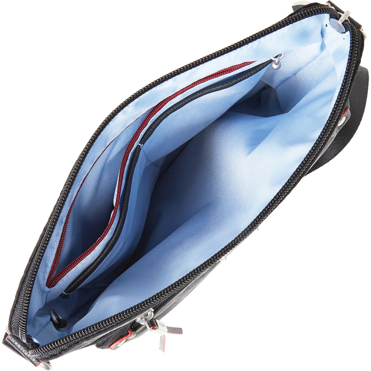 Womens Baggallini Baggallini Go Bagg With RFID Phone Wristlet Black Cheetah Nylon Black Cheetah Nylon