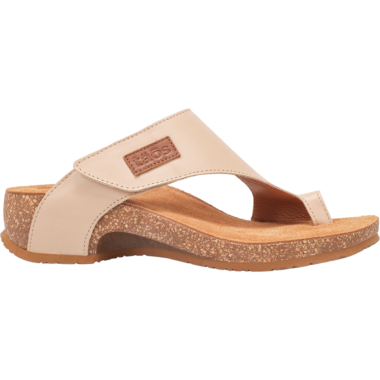 Womens Taos Taos Loop Women's Thong Sandals Natural Leather Natural Leather