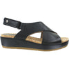 Womens Pikolinos Women's Pikolinos Mykonos W1G-0757 Black Leather Black Leather
