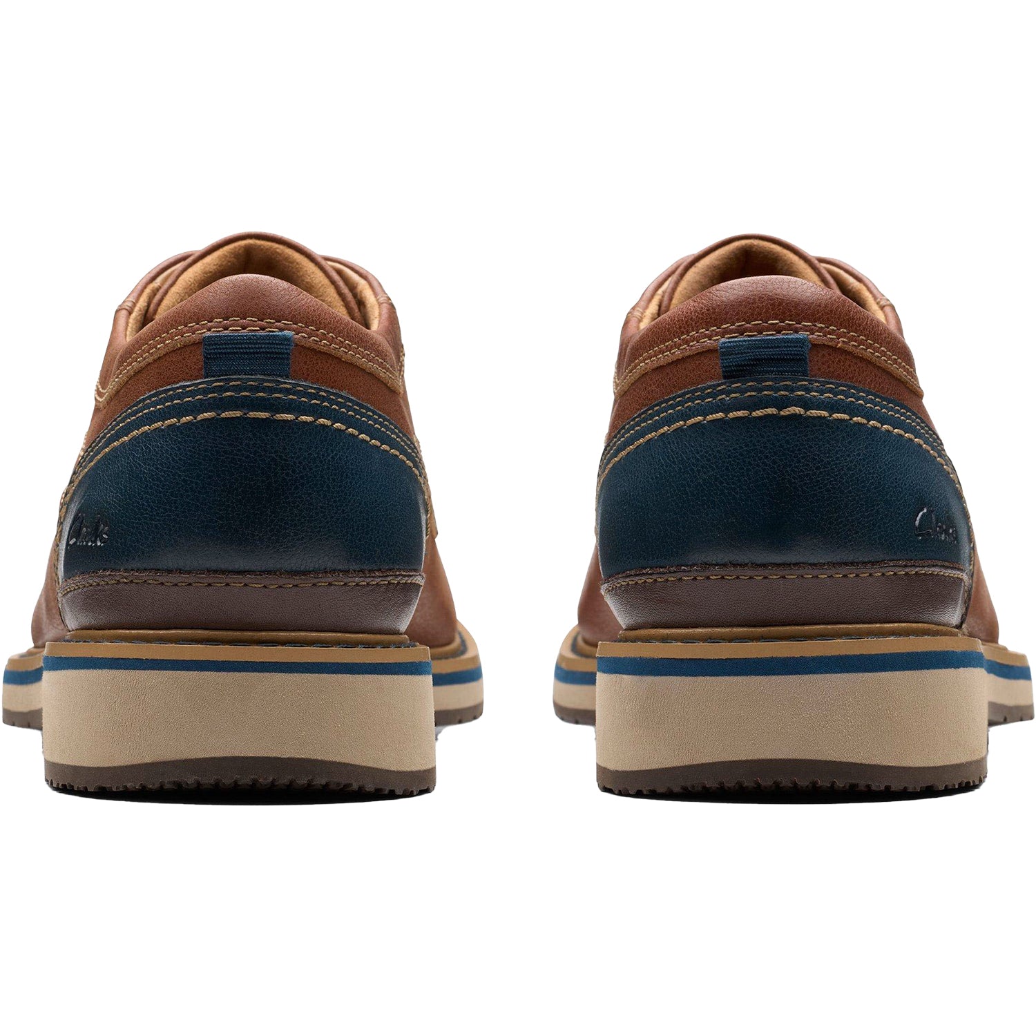 Mens Clarks Clarks Monahan Plain Men's Dress Shoes Tan Leather Tan Leather