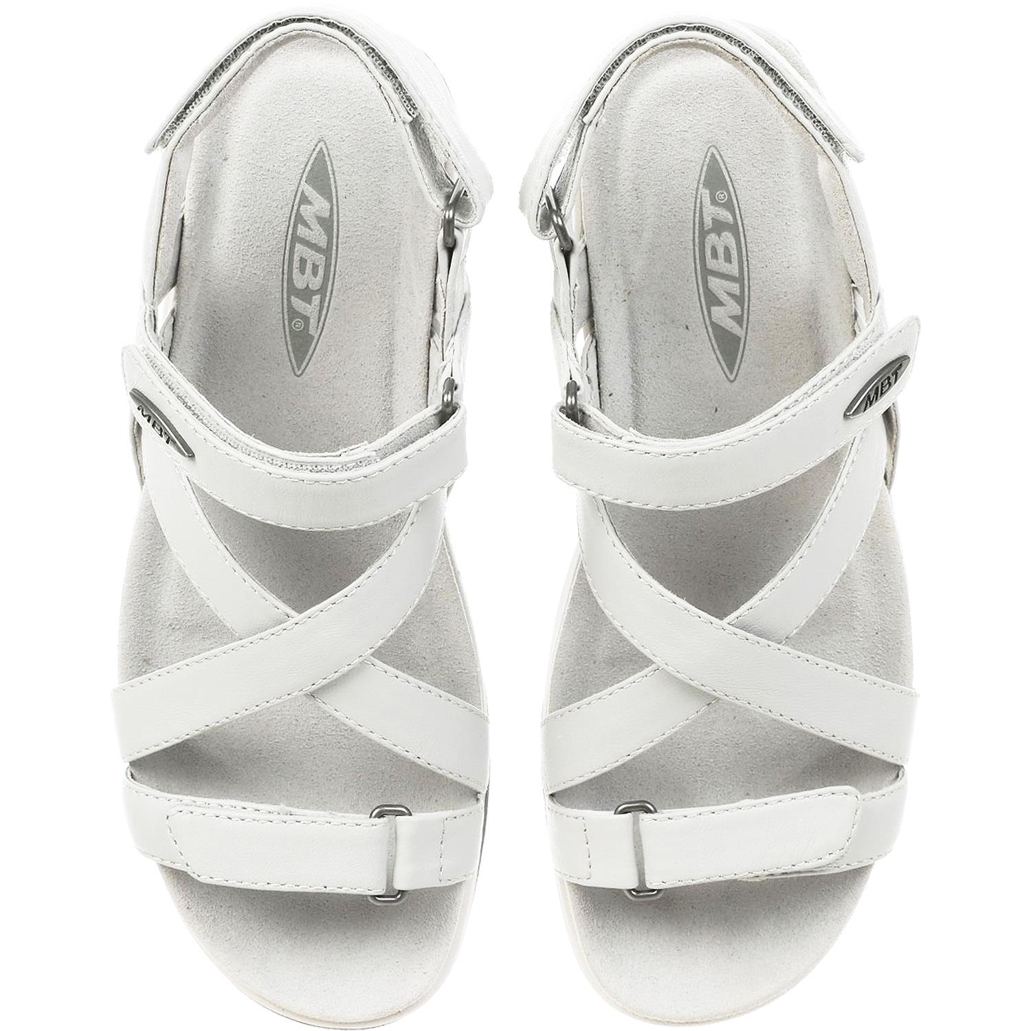 Womens Mbt Women's MBT Kiburi Light Grey Leather Light Grey Leather