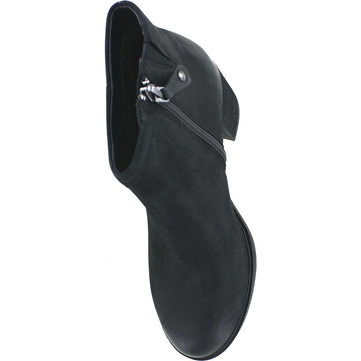 Womens Rockport RockPort Cobb Hill Natashya Women's Bootie Black Nubuck Black Nubuck