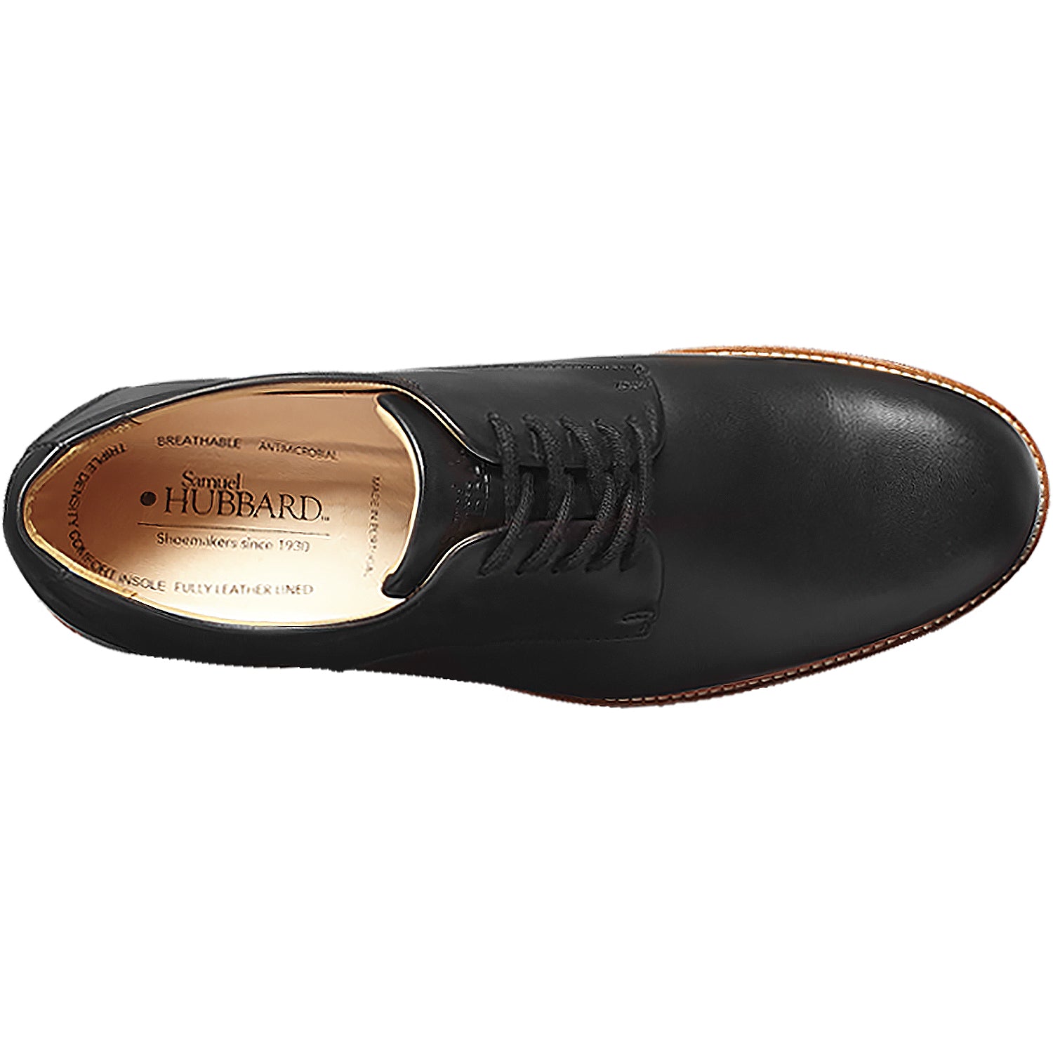 Mens Samuel hubbard Samuel Hubbard Founder Men's Black Leather Black Leather