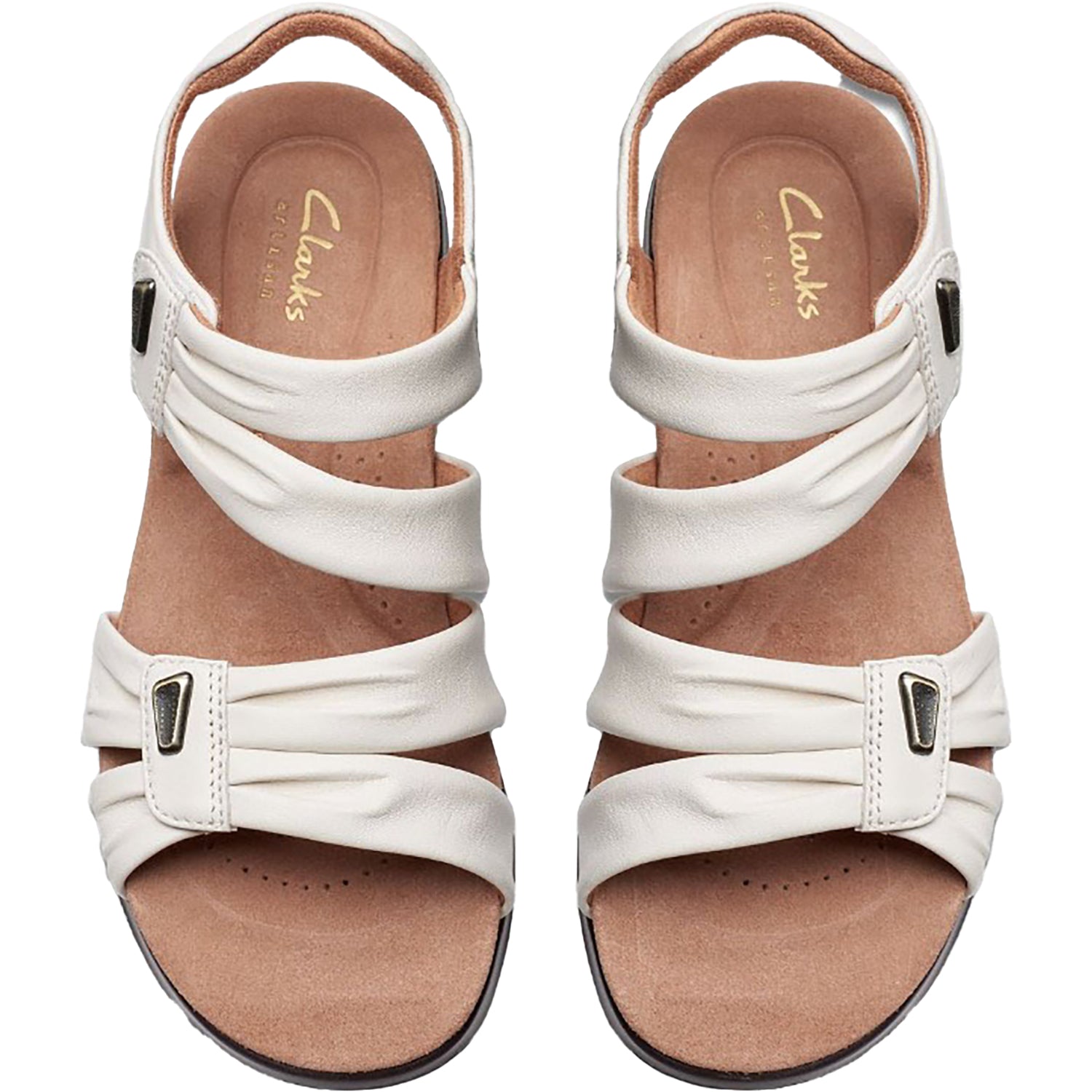 Womens Clarks Women's Clarks Kitly Ave White Leather White Leather