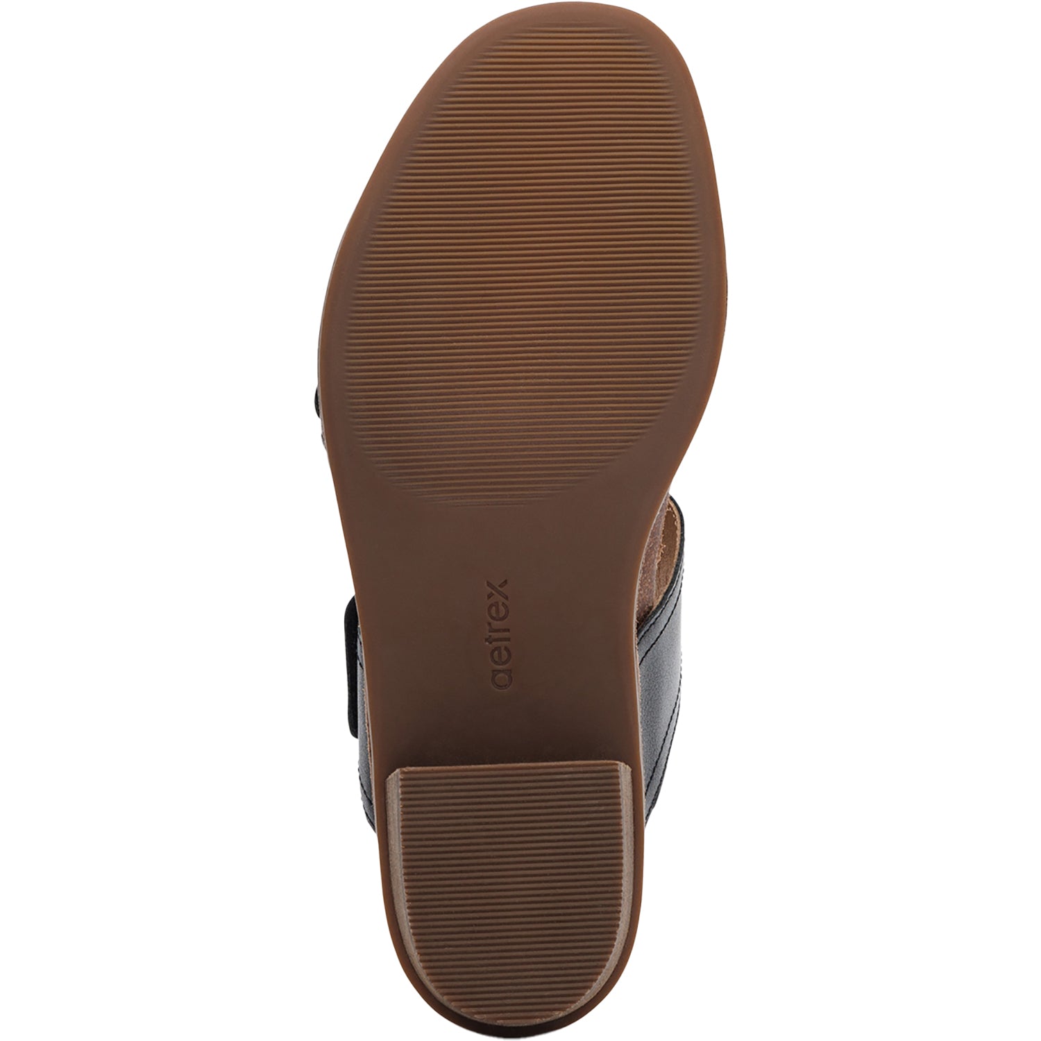 Womens Aetrex Aetrex Tatiana Women's Slide Sandals Black Leather Black Leather