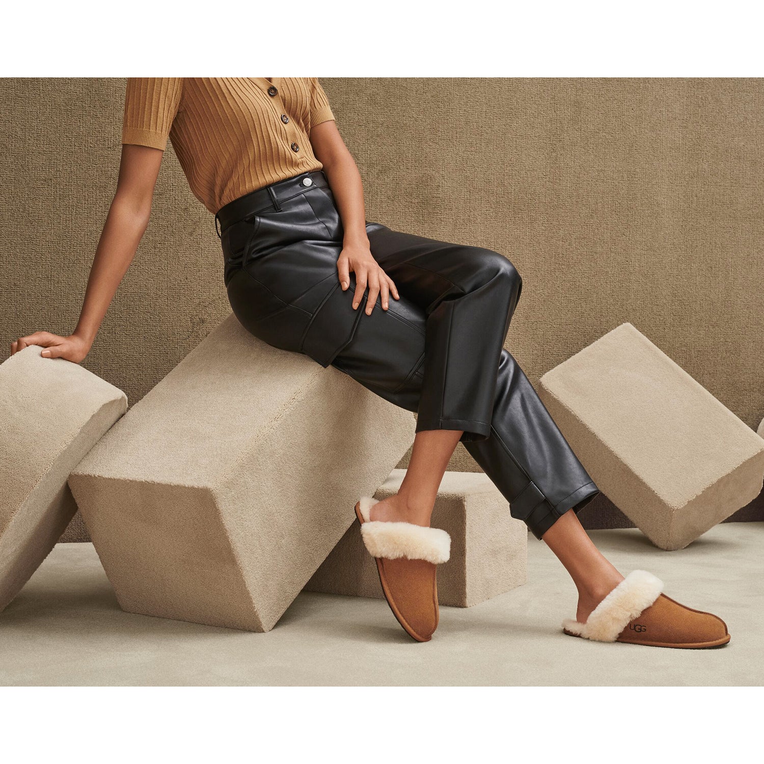 Women's UGG Scuffette II Chestnut Suede – Footwear etc.