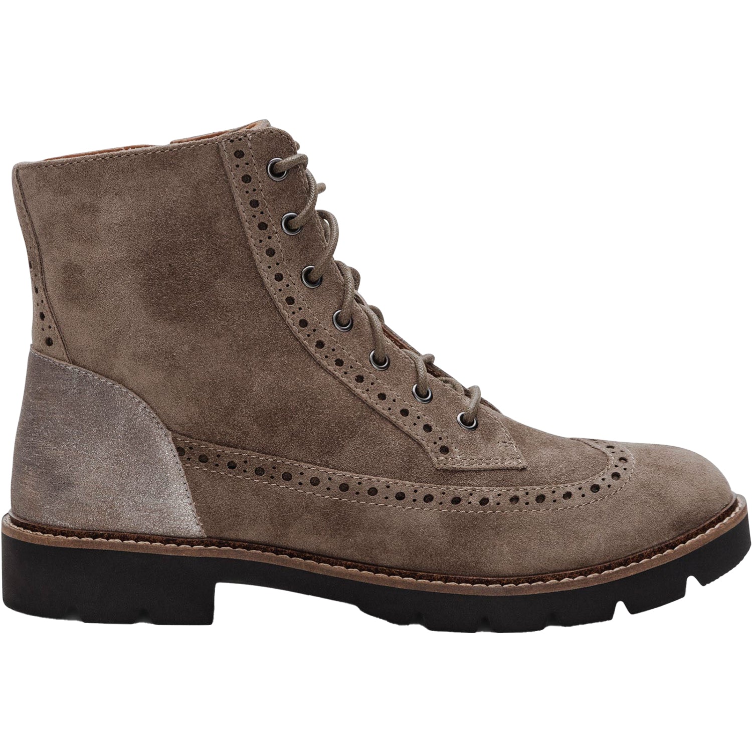 Women's Aetrex Margot Taupe Suede