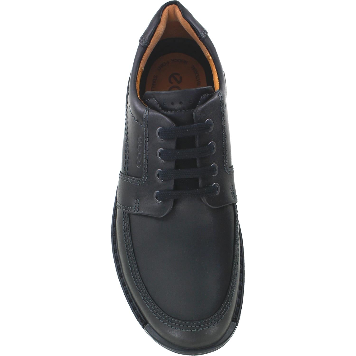Mens Ecco Ecco Fusion II Tie Men's Walking Shoes Black Leather Black Leather