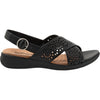 Womens Soft walk Women's Soft Walk Tillman Sling Perf Black Leather Black Leather