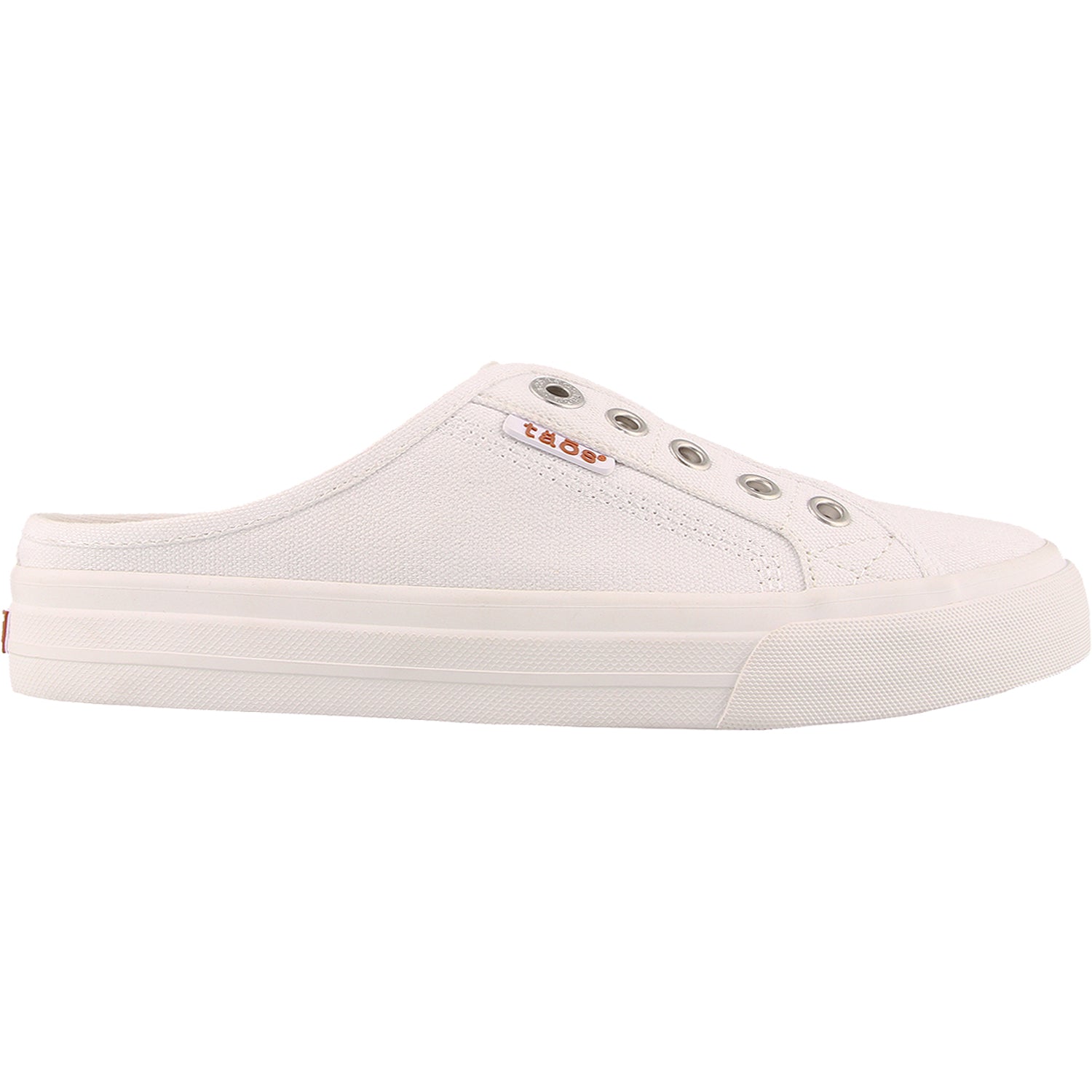 Womens Taos Taos EZ Soul Women's Sneaker Mules White Canvas White Canvas