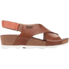 Womens Pikolinos Pikolinos Mahon W9E-0912 Women's Wedge Sandals Brandy Leather Brandy Leather