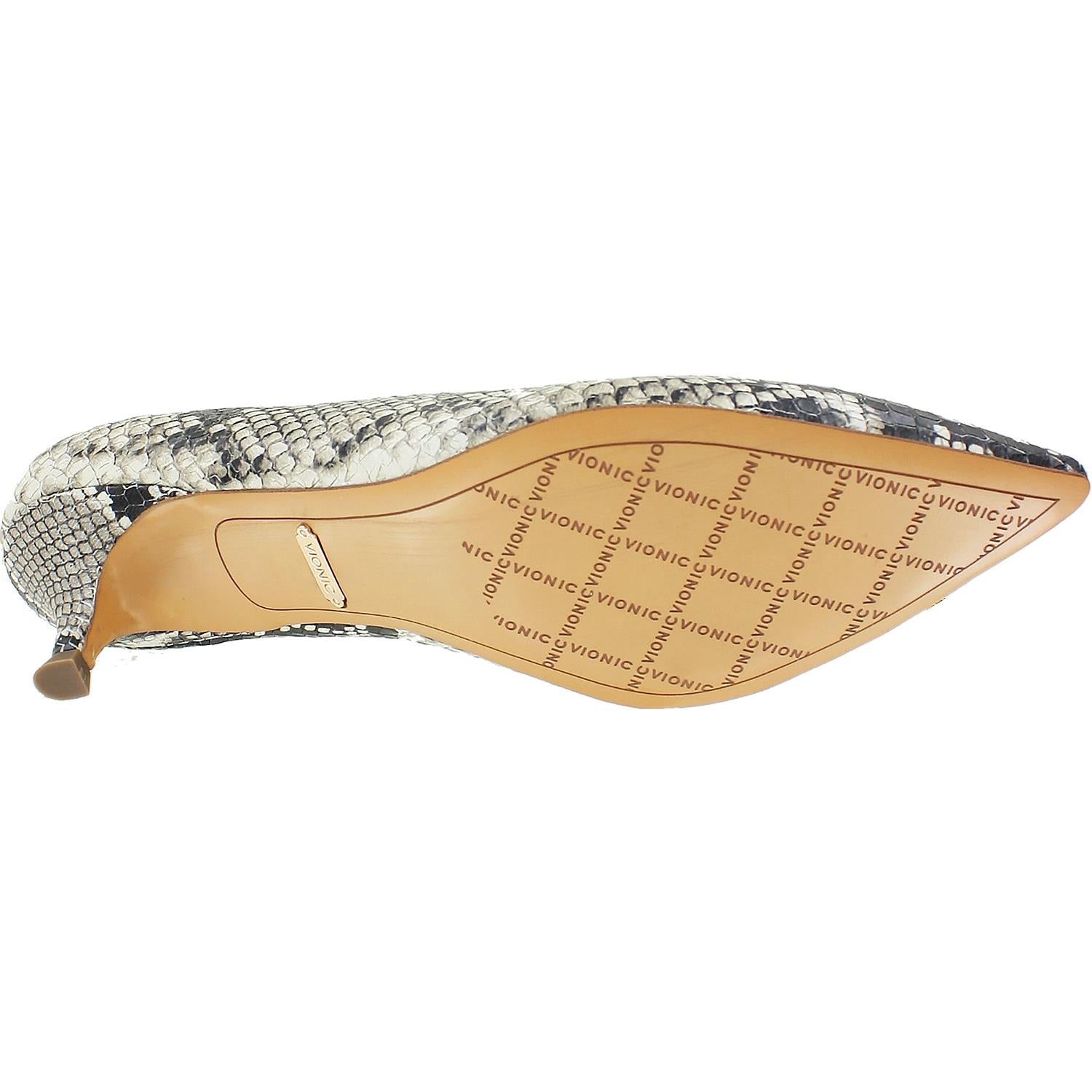 Womens Vionic Vionic Josie Women's Natural Snake Leather Natural Snake Leather