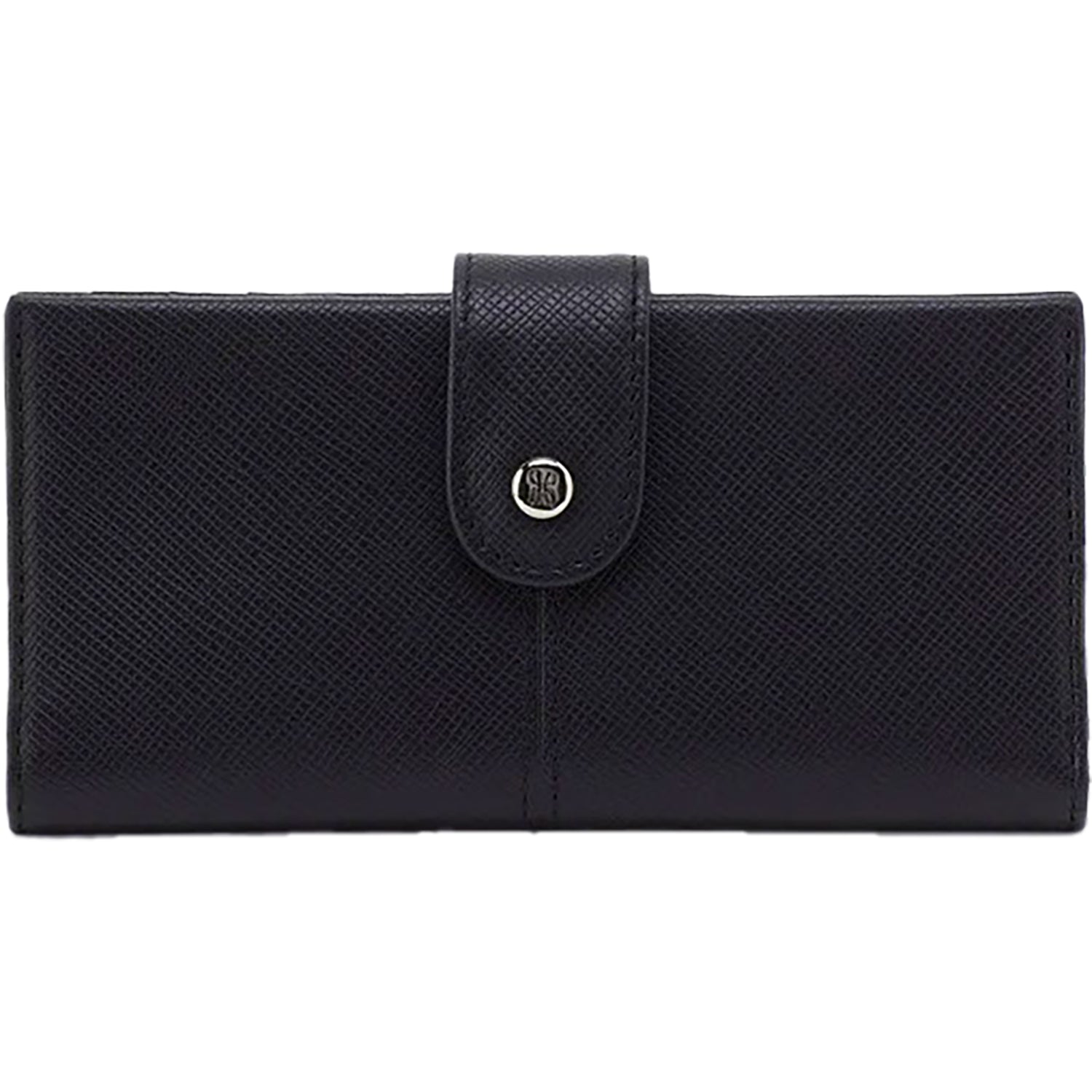 Hobo International Essential Bifold Wallet Black Leather