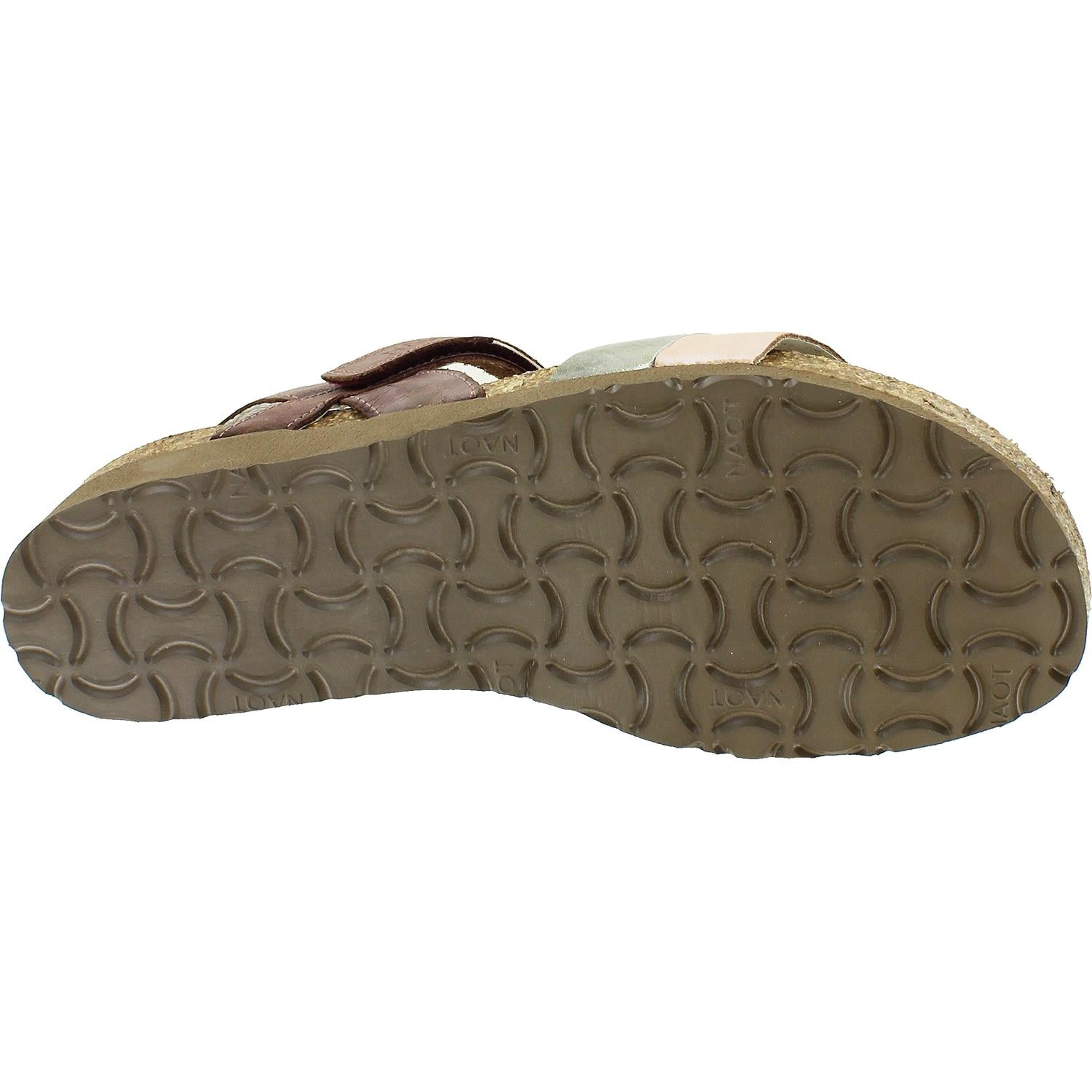 Womens Naot Women's Naot Kayla Plum/Beige/Nude Leather Plum/Beige/Nude Leather