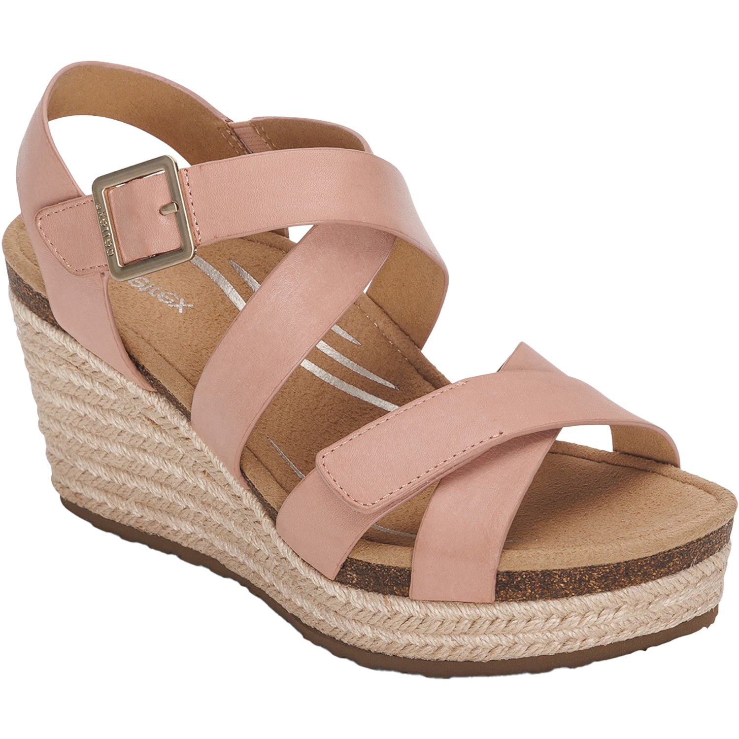 Womens Aetrex Aetrex Anna Women's Wedge Sandals Rose Rose