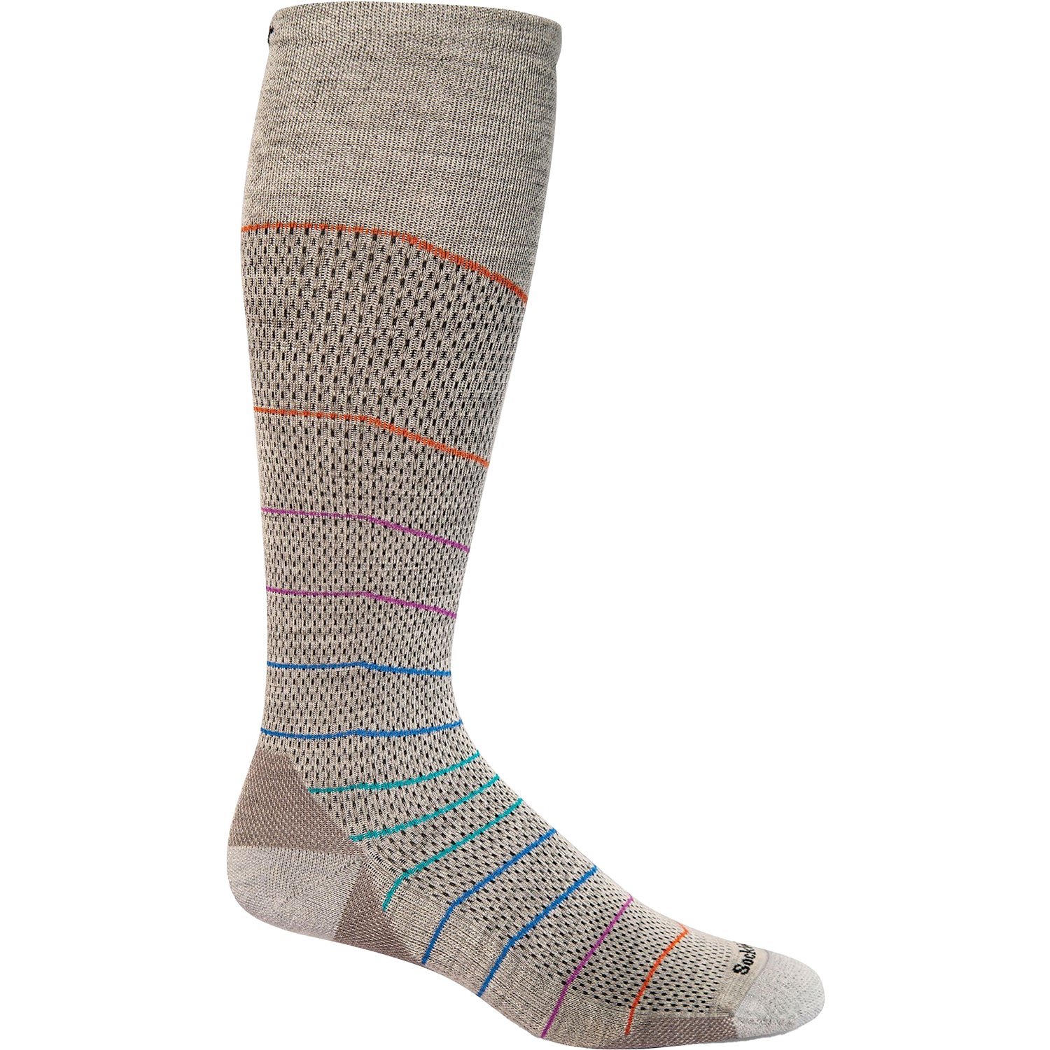 Womens Sockwell Sockwell 20-30 mmHg Interval Women's Socks Compression Moderate Natural Natural