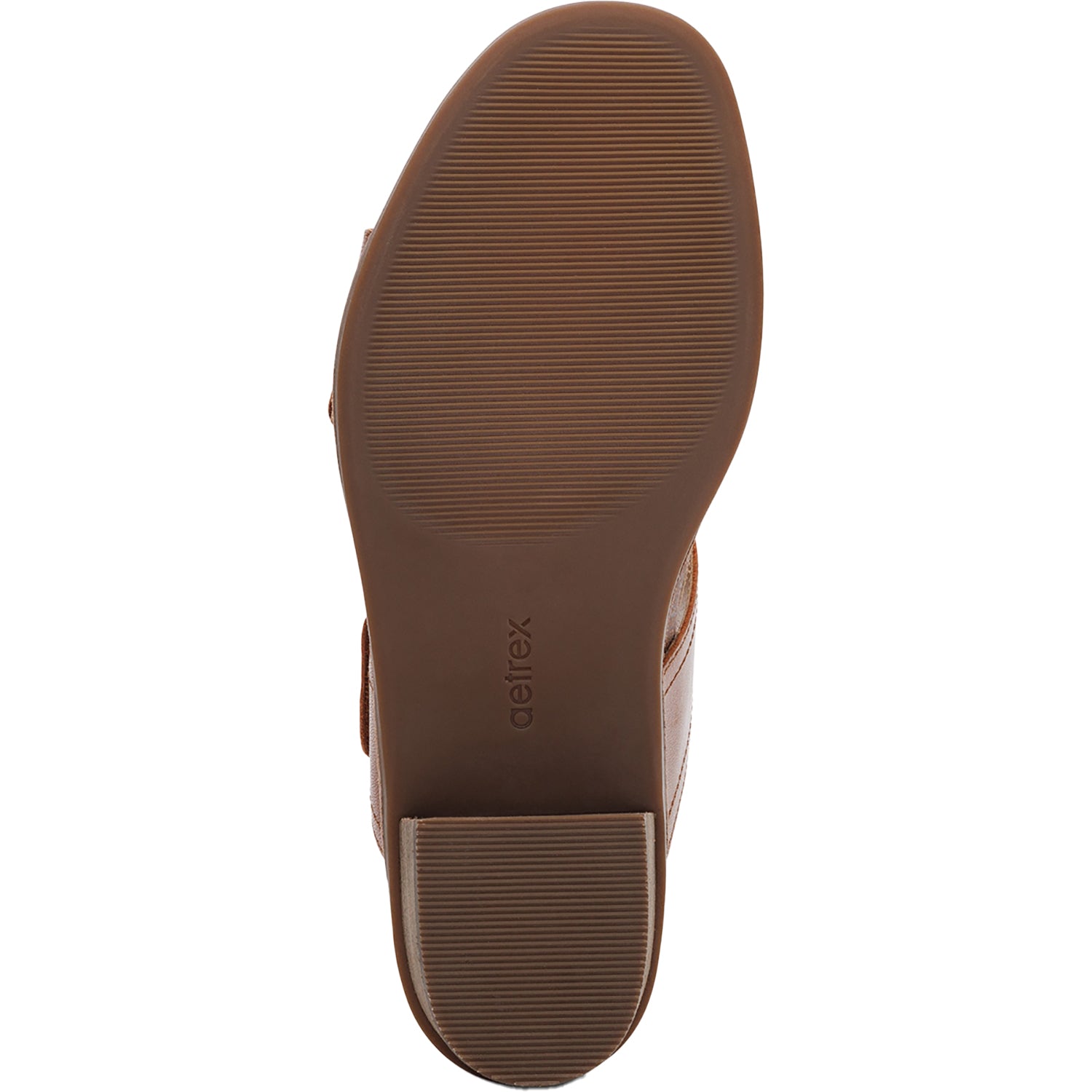 Womens Aetrex Aetrex Tatiana Women's Slide Sandals Cognac Leather Cognac Leather