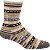 Womens Sockwell Sockwell Crew EC Forever Fairisle Women's Socks Charcoal Charcoal