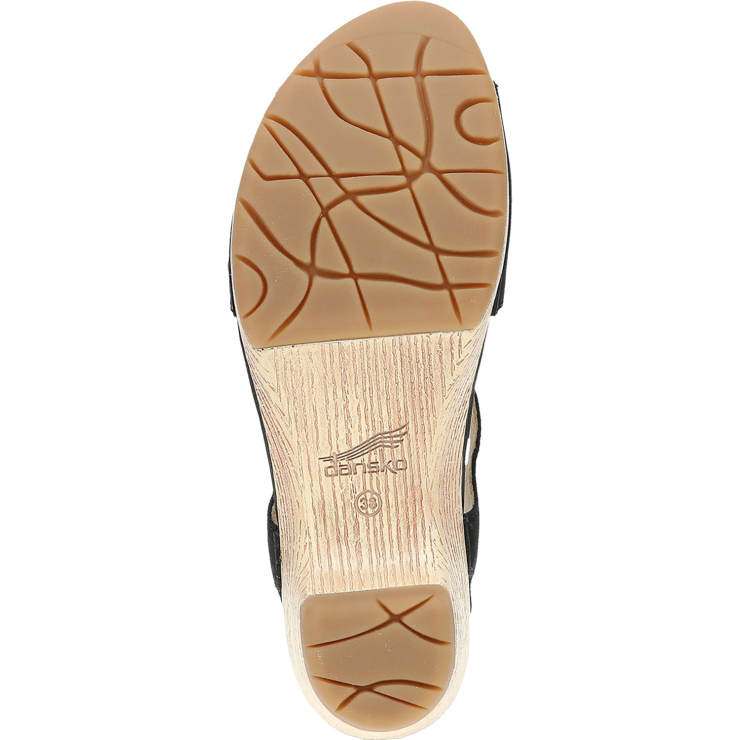 Womens Dansko Dansko Laverne Women's Sandals Black Milled Nubuck Black Milled Nubuck