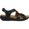 Womens Taos Taos Serene Women's Sandals Black Leather Black Leather