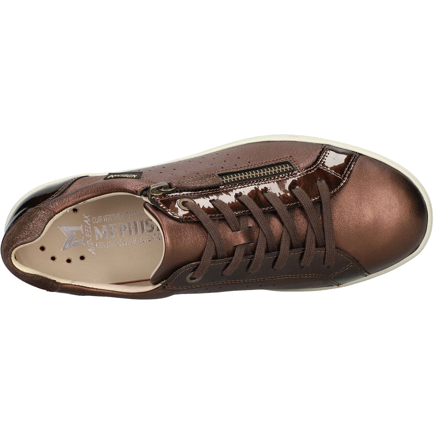 Women's Mephisto Nikita 1 Bronze Charm Grained Leather – Footwear etc.