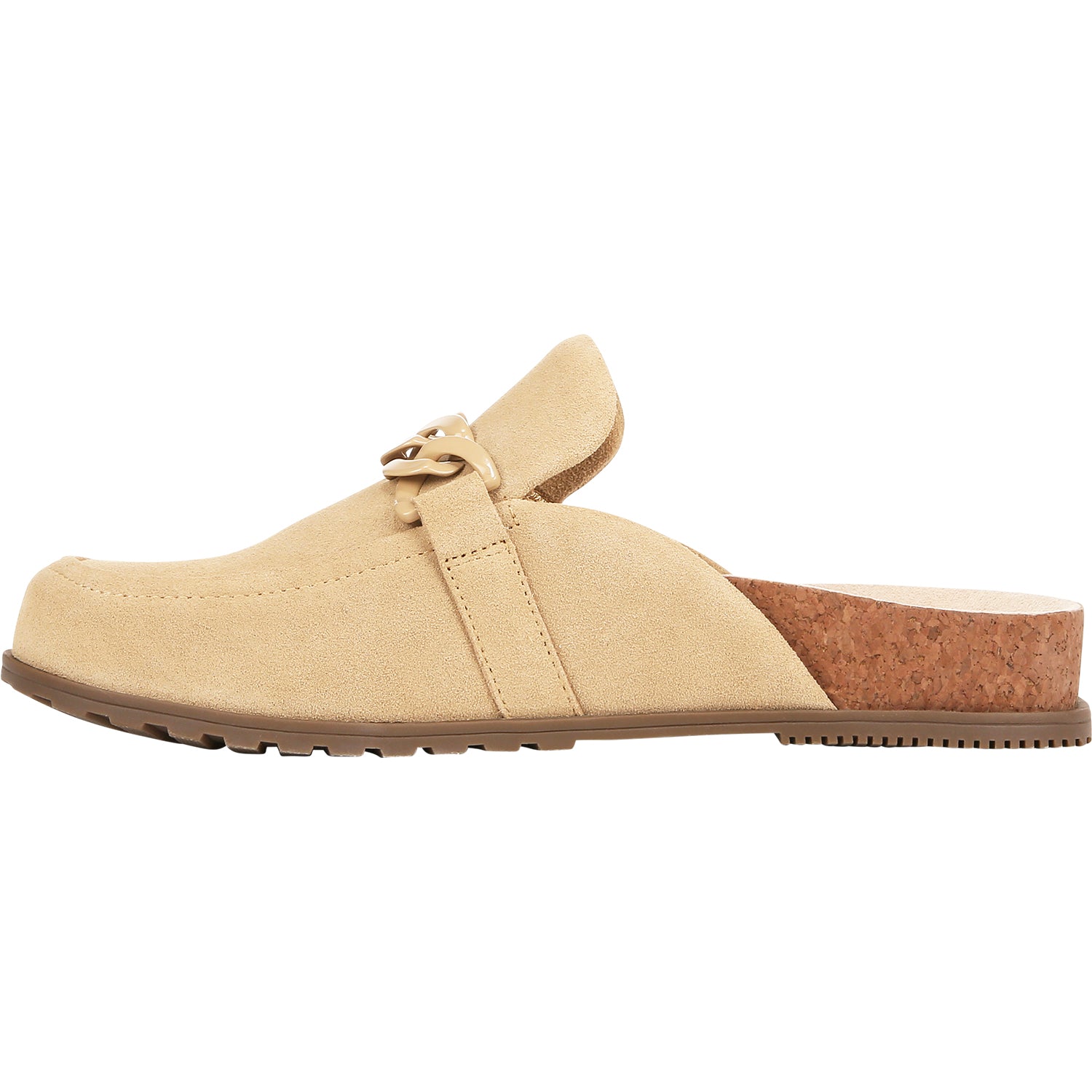 Womens Vionic Vionic Georgie Women's Open Back Clogs Sand Suede Sand Suede