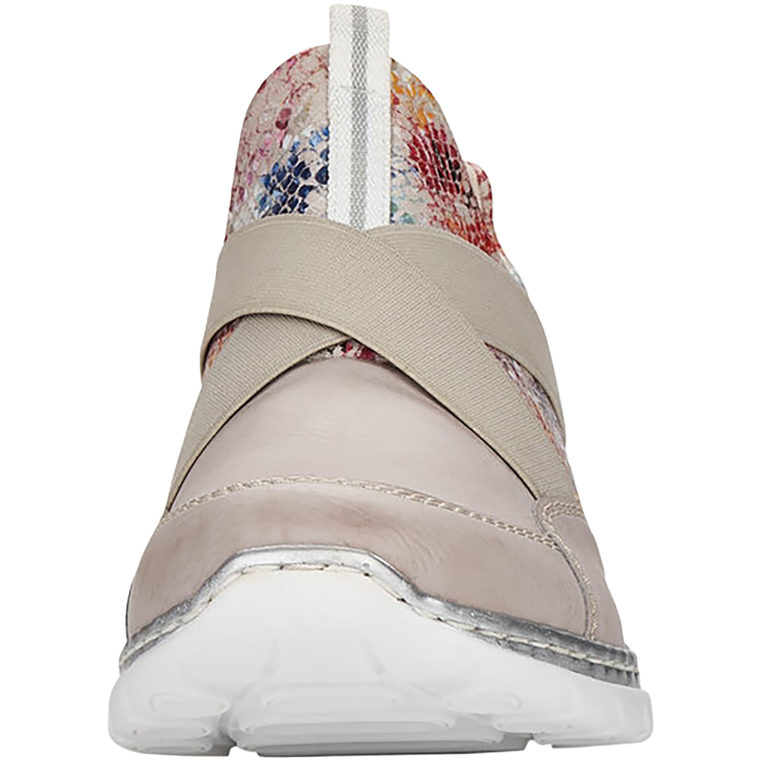 Womens Rieker Rieker L3253-40 Nikita 53 Women's Athleisure Shoes Ice/Multi-Grey Synthetic Ice/Multi-Grey Synthetic