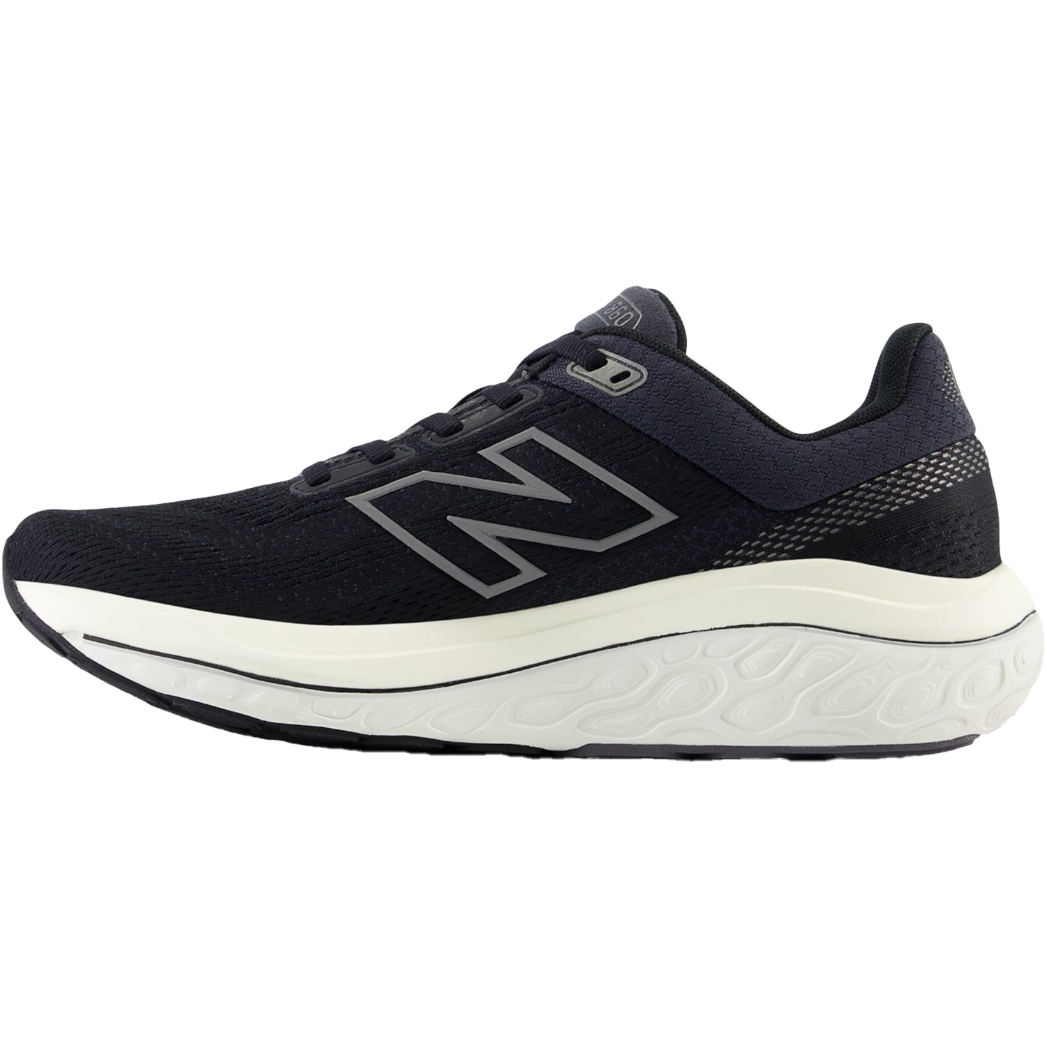 Womens New balance Women's New Balance Fresh Foam X W860A14 Black/Phantom/Angora Mesh (Neutral Support) (Stability Support) Black/Phantom/Angora Mesh