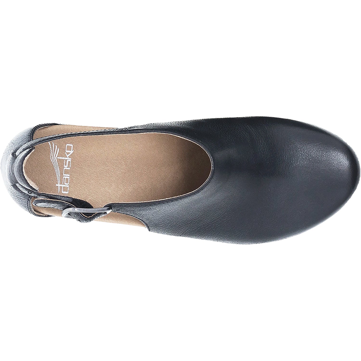 Womens Dansko Dansko Sassy Women's High Heel Slip On Shoes Black Milled Burnished Leather Black Milled Burnished Leather