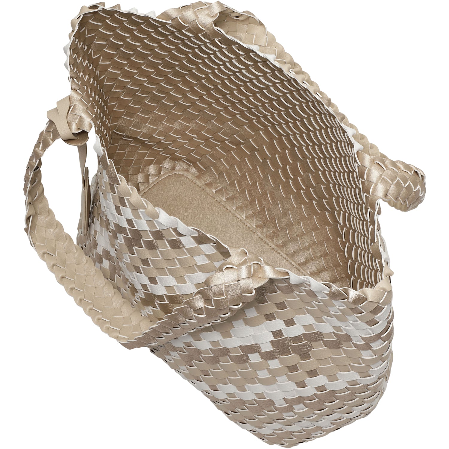 Womens Ilse jacobsen Ilse Jacobsen Bag 08 Graphics Reversible Shopper Women's Purse Ivory/White Synthetic Ivory/White Synthetic
