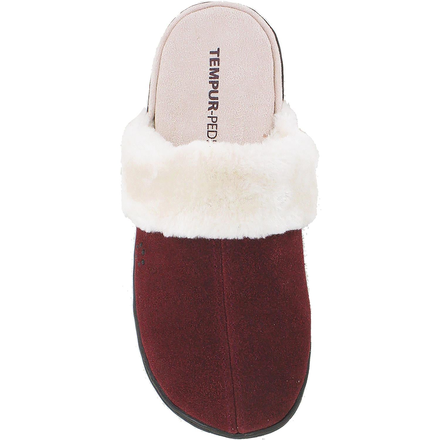 Womens Tempur-pedic Tempur-Pedic Kensley Women's Tempur-Pedic Slippers Ruby Suede Ruby Suede