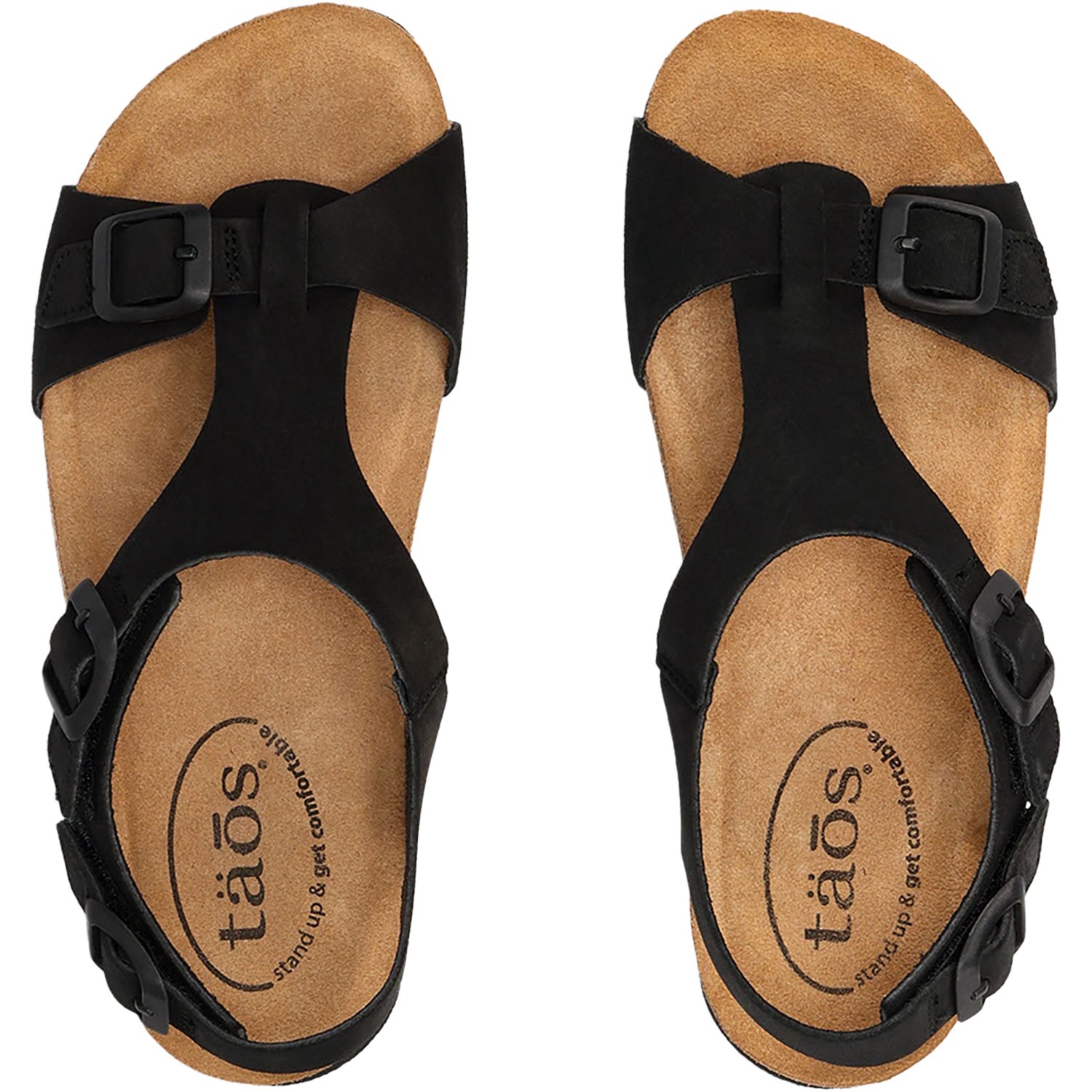 Womens Taos Taos MVP Women's Sandals Black Suede Black Suede